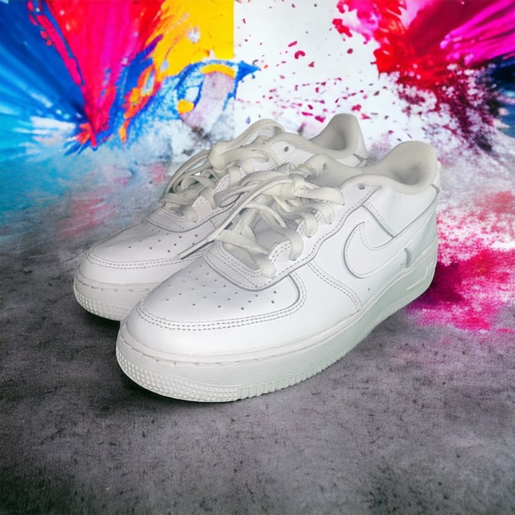 Nike Shoes - Pre loved Nike Air Force 1 all whites grade school  Sz 6Y or 7.5 women’s